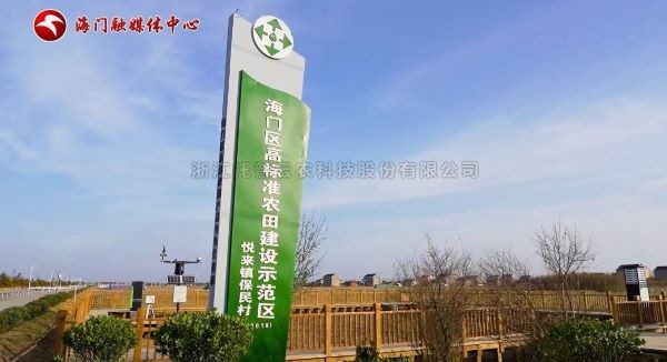 江苏海门高标准农田样板区，智慧化监管守护千亩良田