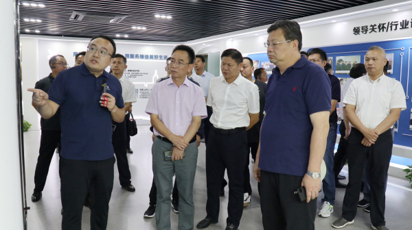 湖北省鄂州市委常委、副市长卢辉一行莅临桃子视频APP黄下载考察调研