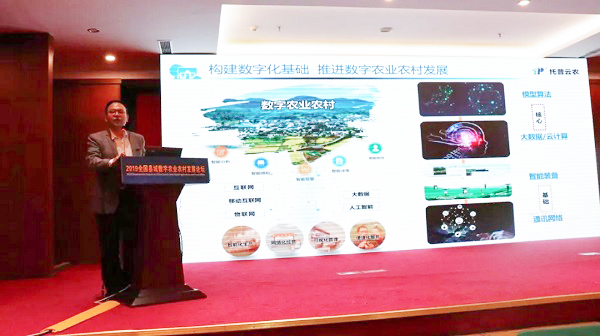 桃子视频APP黄下载副总经理钱鹏概述桃子视频APP黄下载在推进数字农业农村部当中的定位
