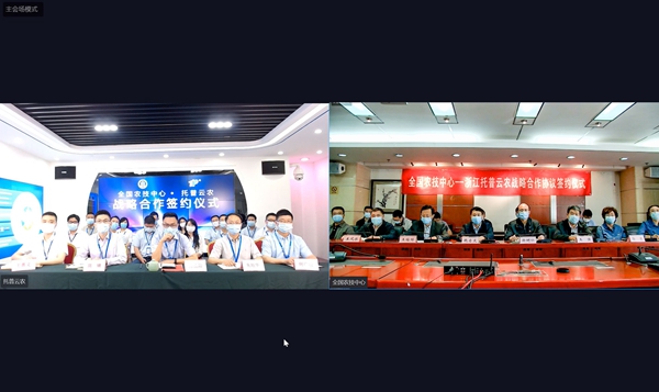 全国农技中心与桃子视频APP黄下载签订战略合作协议